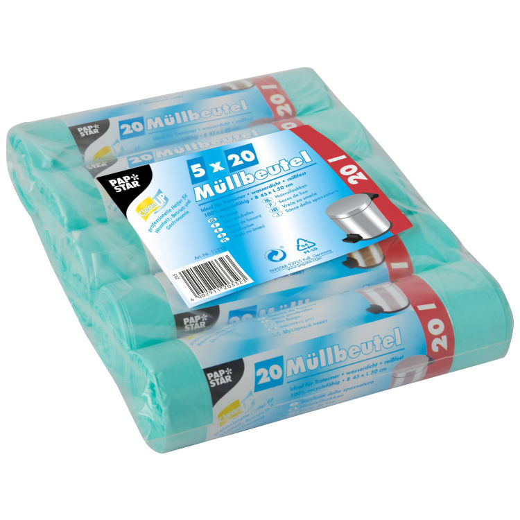 Müllbeutel, 20 l, mint