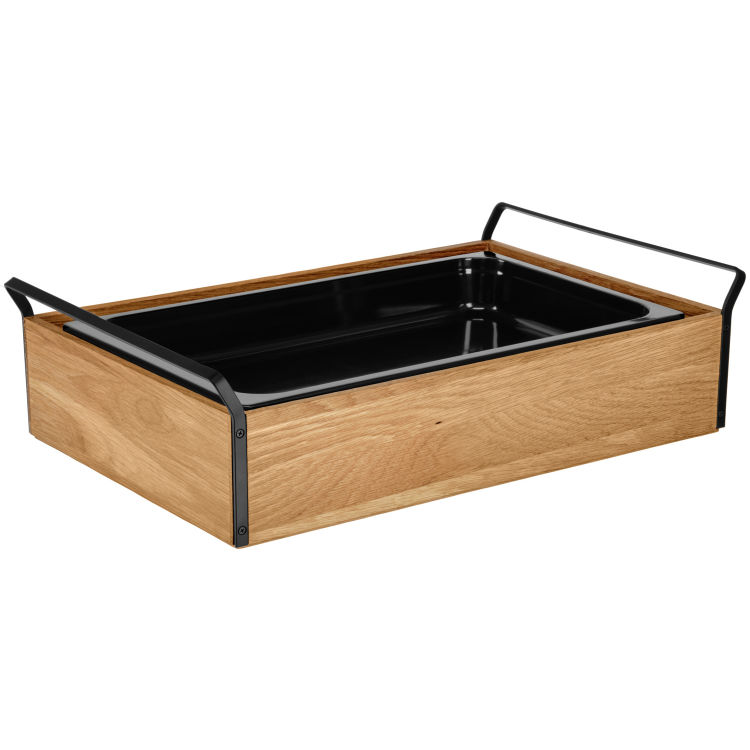 Set fraîcheur Esino moyen mélamine GN 1/1, en bois massif