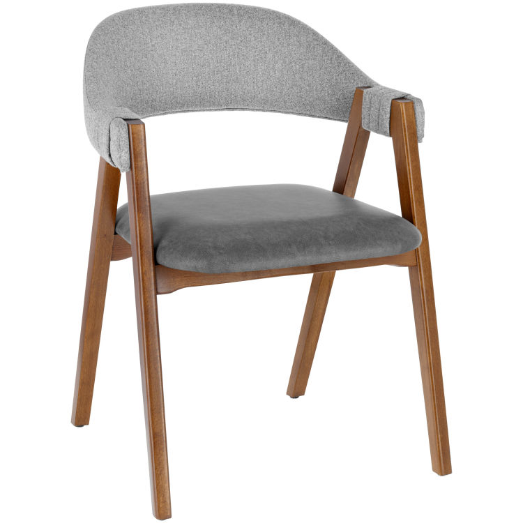 Chaise avec accoudoirs Imano similicuir, tissu, charge max. 160 kg
