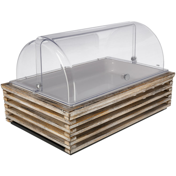 Set fraîcheur Natchez mélamine blanche GN 1/1 H 6,5 cm