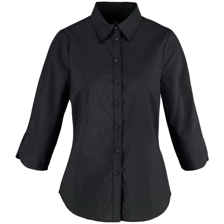 Bluse Dreiviertelarm Porter Regular Fit, -