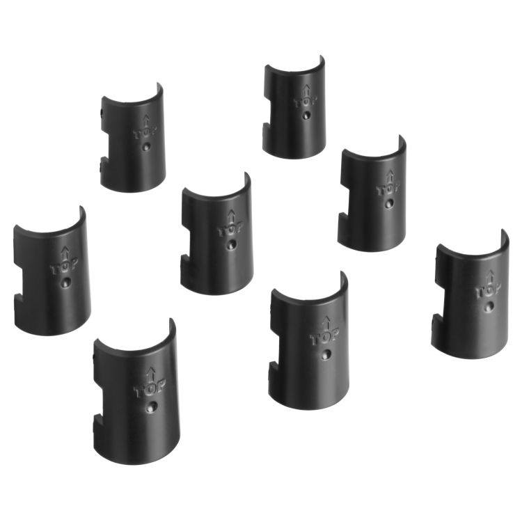 Lot de 4 arrêts de fixation pour rayonnage