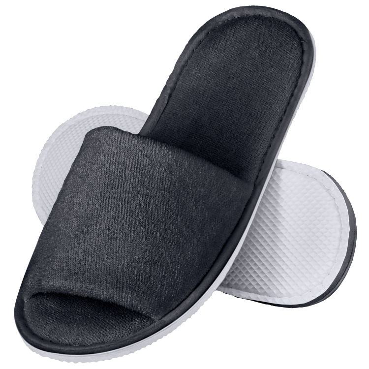 Hotelslipper Lance offen, Einweg Frotteeslipper