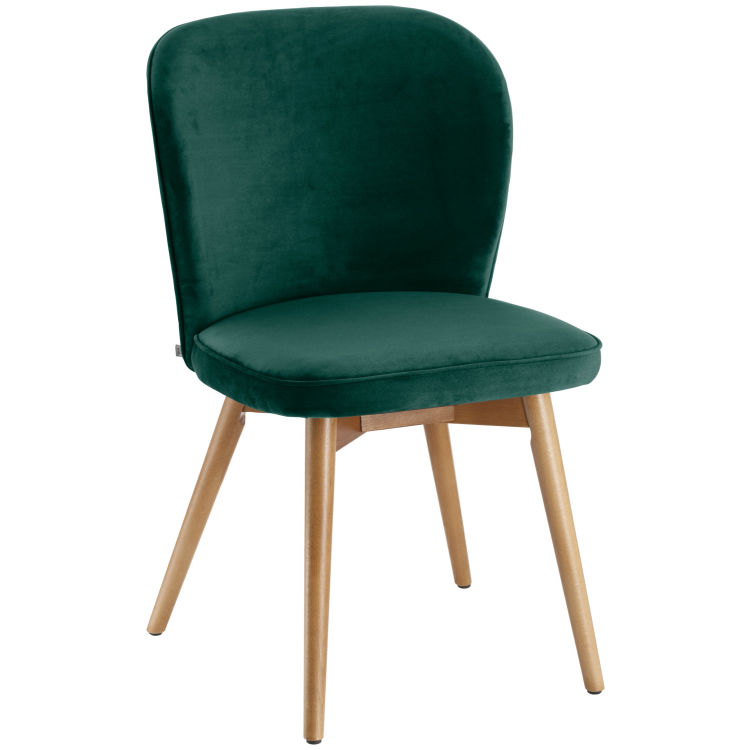 Chaise Lian velours, entièrement monté