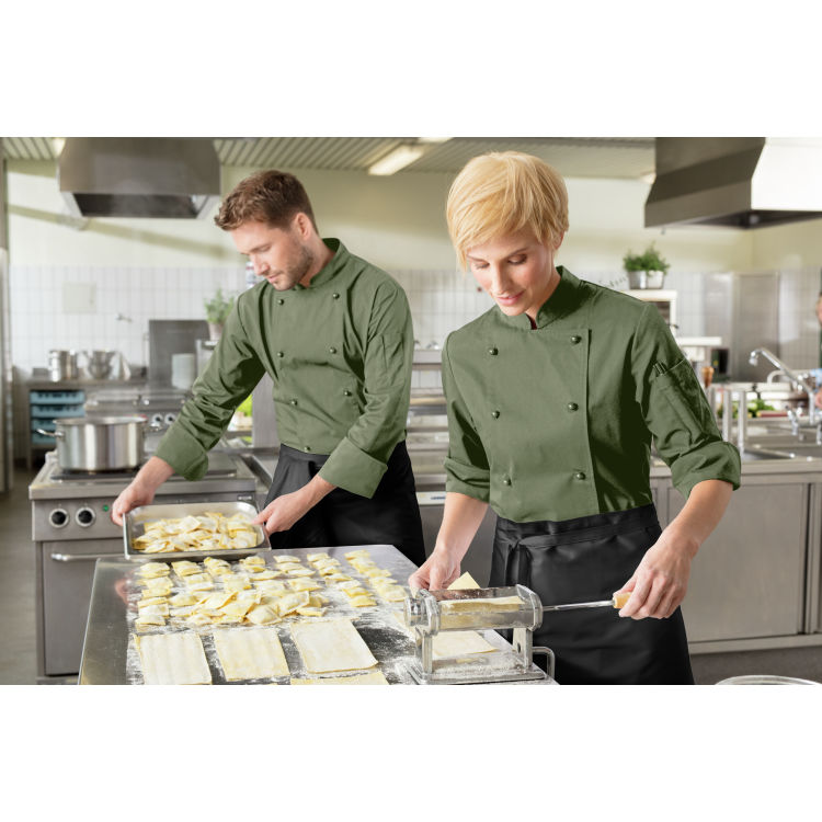 Veste de cuisine femme Milan manches 3/4