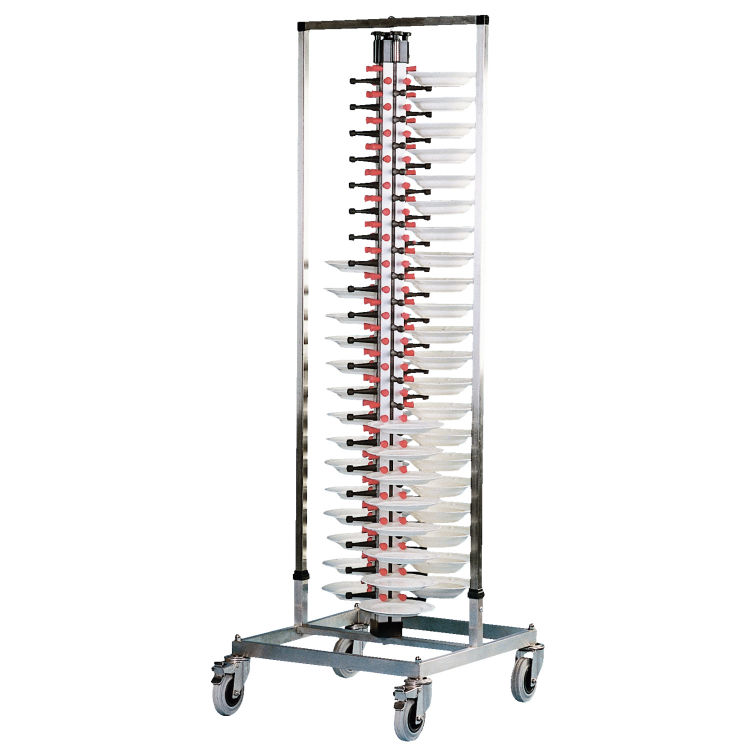 Plate stacking system mobile