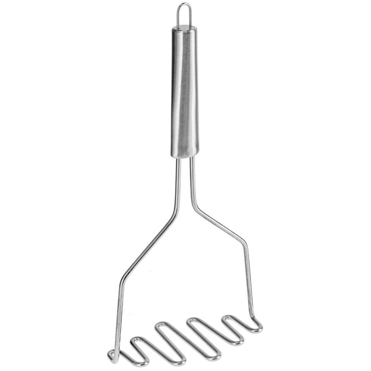 Schicciapatate Terrest II acciaio, Acciaio inox