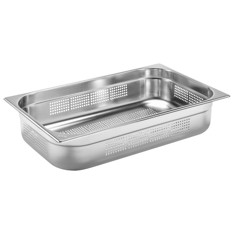 GN-Behälter 1/1 Basic Edelstahl, gelocht , rostfrei