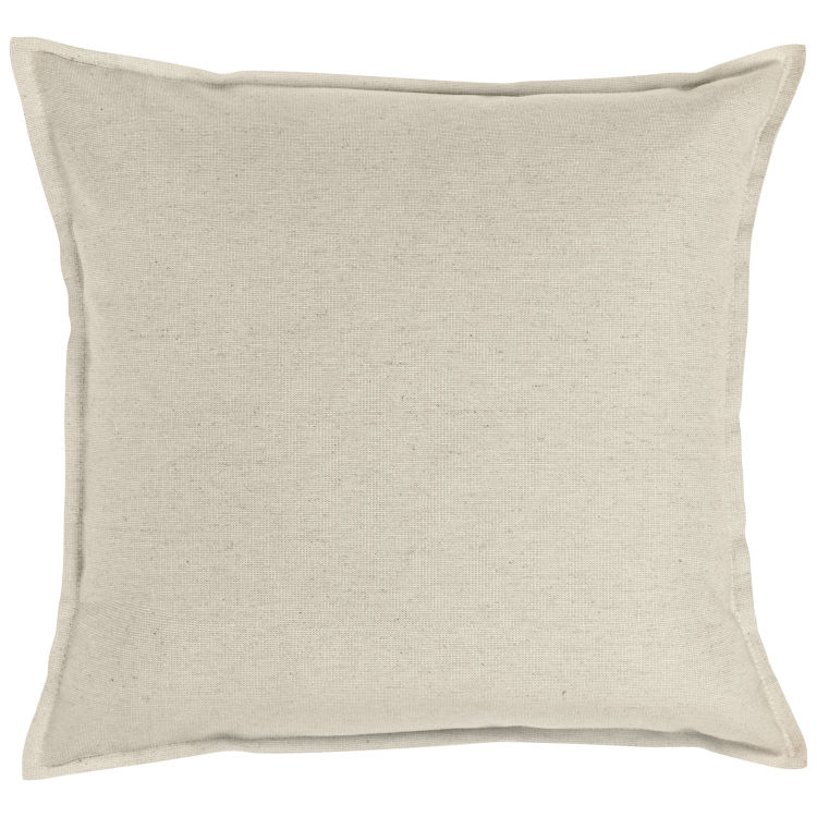 Dekokissenbezug Eda uni mit Stehsaum