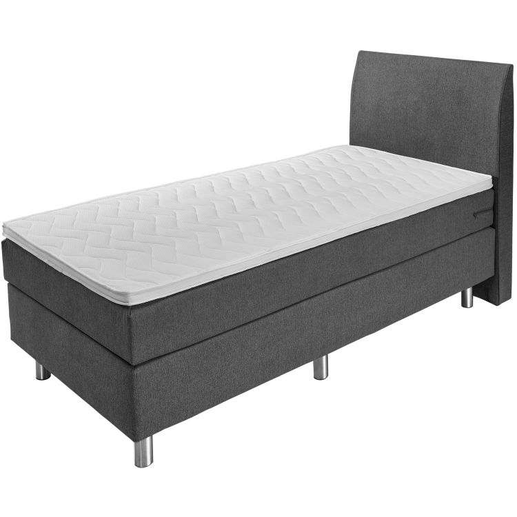 Letto componibile Basic tessuto d’arredo, testiera liscia
