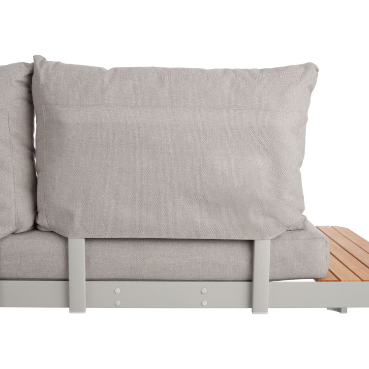 Lounge furniture back element Amalfia, Weatherproof