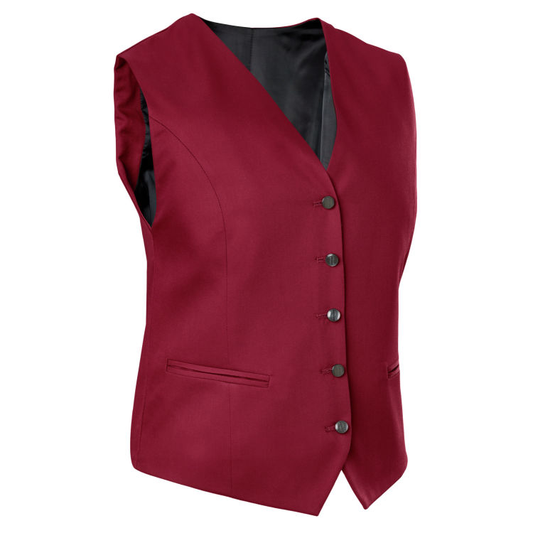 Damenweste Bistro Regular Fit, Mischgewebe mit Baumwolle