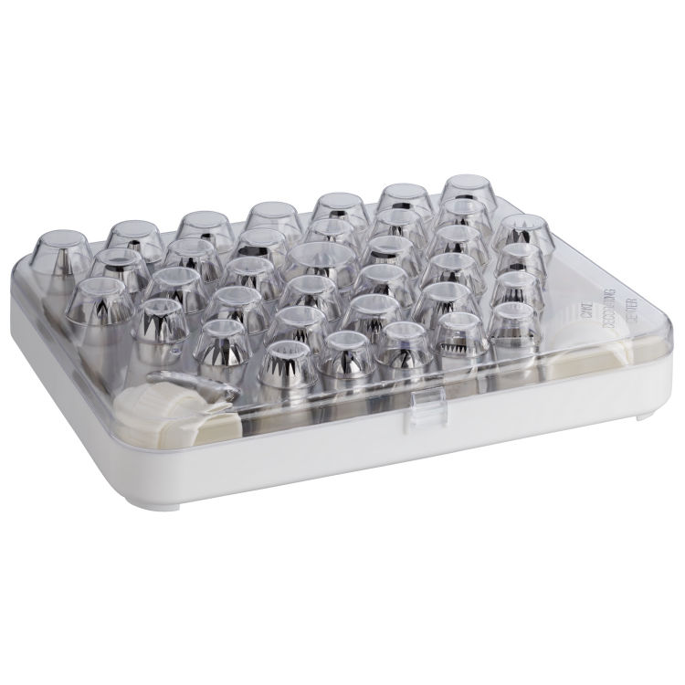 Coffret de 35 douilles à pâtisserie Star Inox