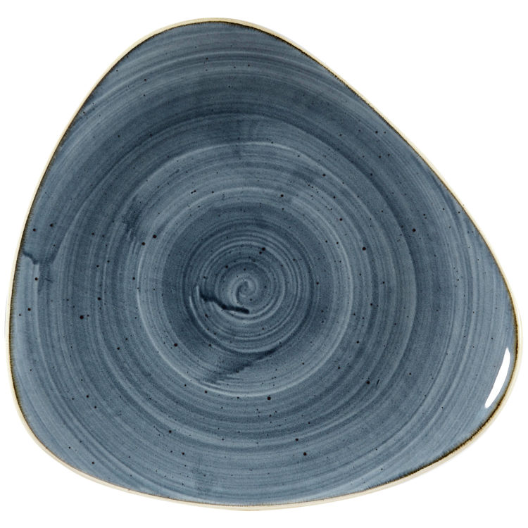 Piatto piano Stonecast Blueberry triangolare