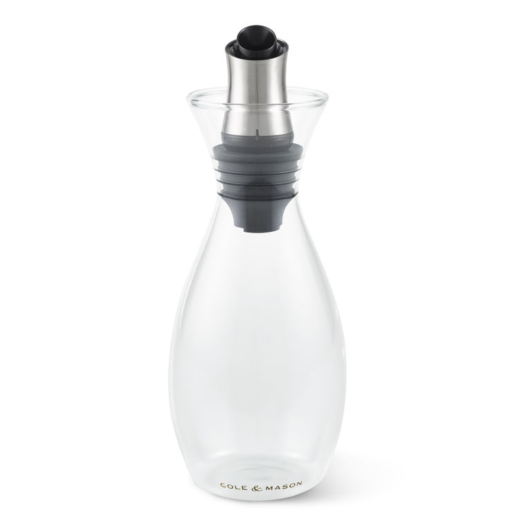 Haverhill Öl- und Essig Fließkontroll Ausgießer mit Flasche, ungefüllt