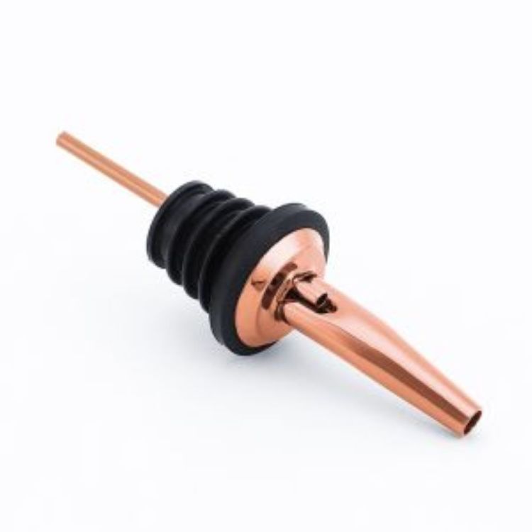 6 verseurs Freeflow, acier inoxydable, couleur cuivre
