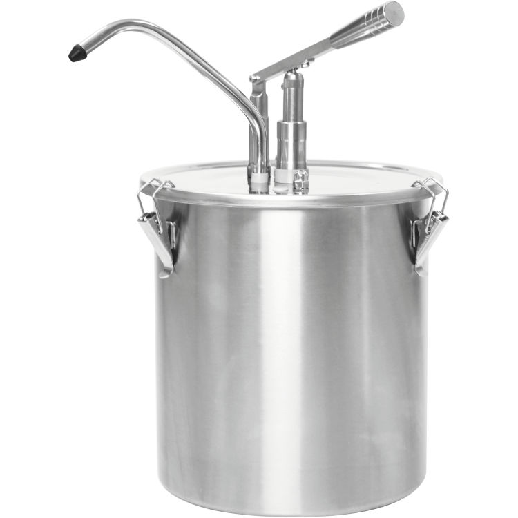 Distributeur de sauce à pompe en inox