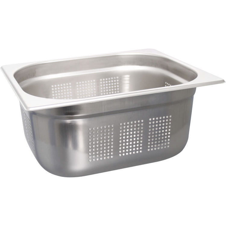 Behälter GN 1/2 Edelstahl gelocht