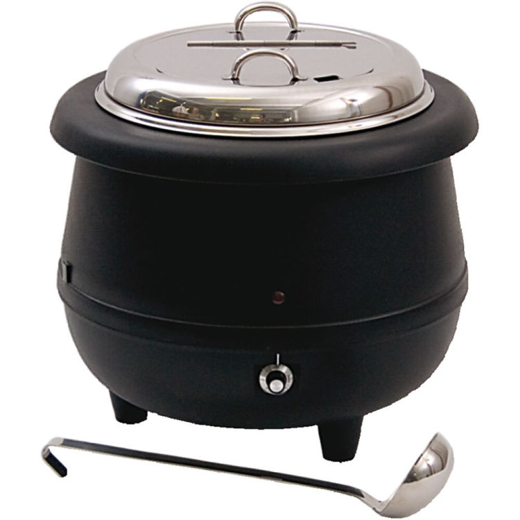 Marmite à soupe électrique 10 l avec louche