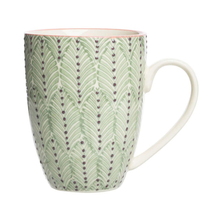 Tasse 'MIX'N'MATCH' aus Steinzeug, 440 ml, grün