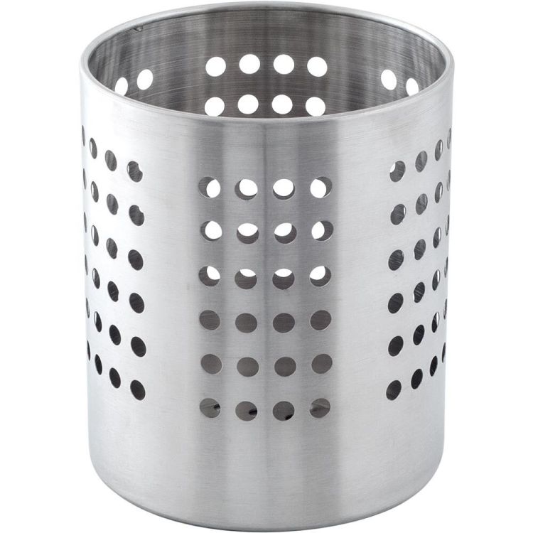 Porte-couverts perforé en inox