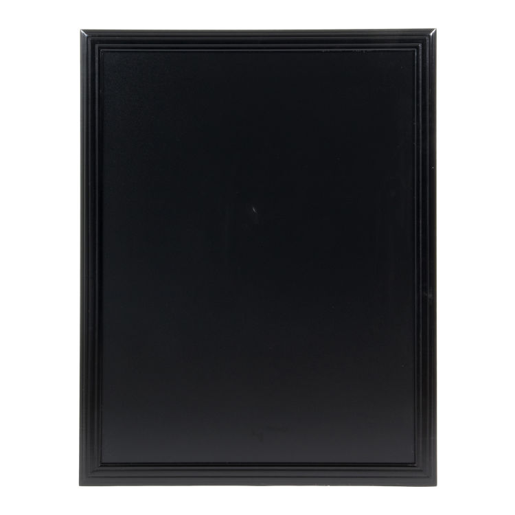 Wandtafel Universal – Schwarz lackierte Holzoberfläche – Montageset inklusive
