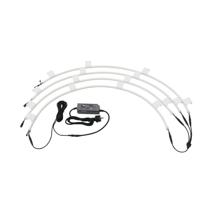 VeroLIGHT Beleuchtung LED 4Stk. für zB 3x3, 3x4,5,m 3x6m