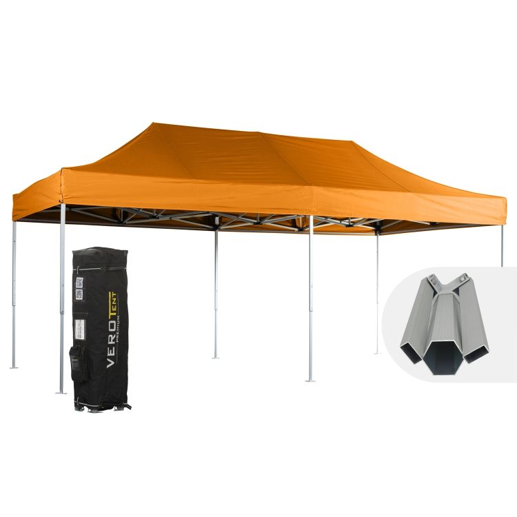 VeroTENT Faltpavillon 4x8m Budget50 mit Dach