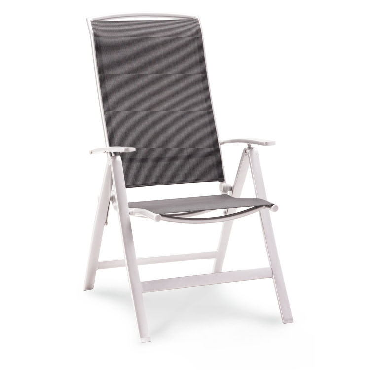 Fauteuil pliant Palermo, avec accoudoirs, Ergotex