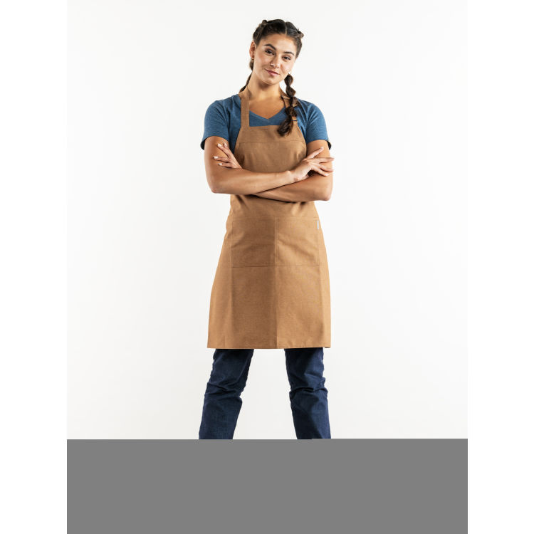 Latzschürze Base Chestnut W7085