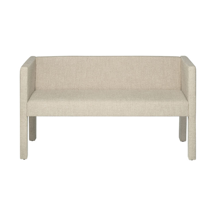 Sofa -SITTA- Stoff Boucla Farbe Shitake