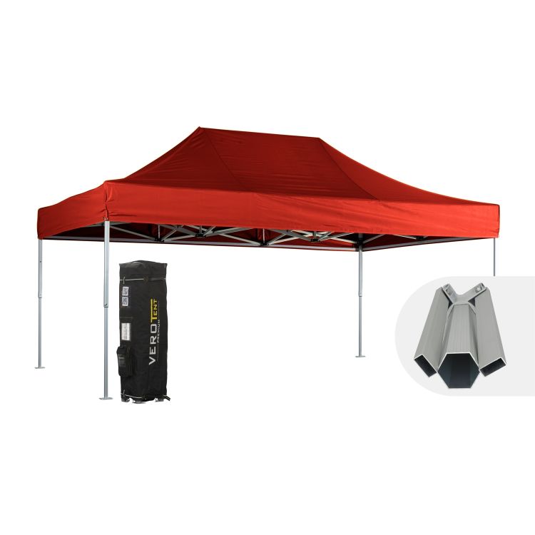 VeroTENT Faltpavillon 4x6m Budget50 mit Dach 