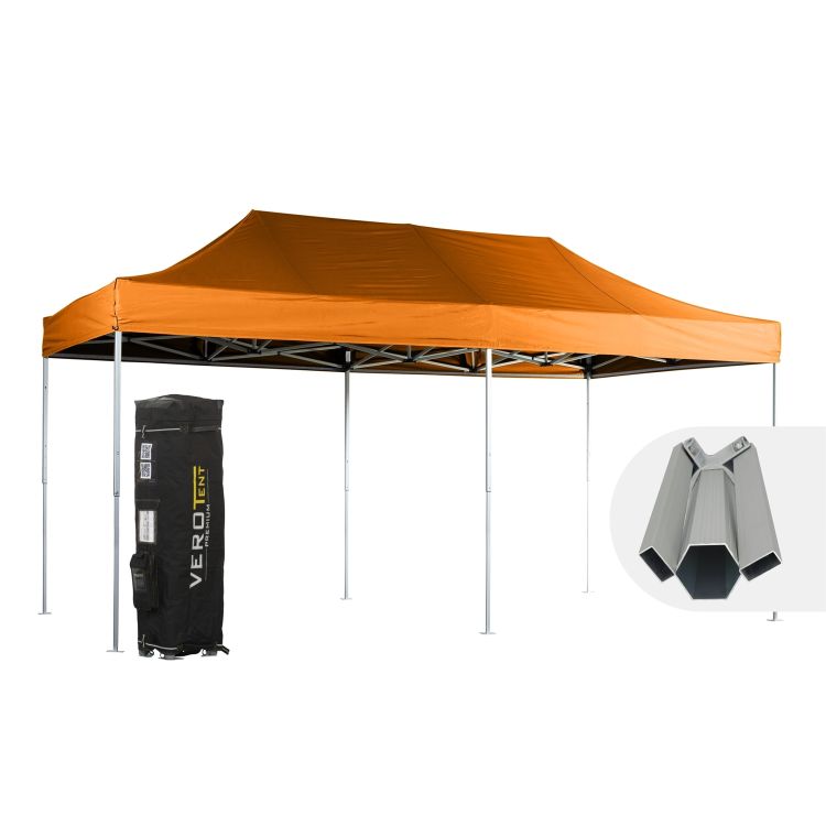 VeroTENT Faltpavillon 3x6m Budget50 mit Dach
