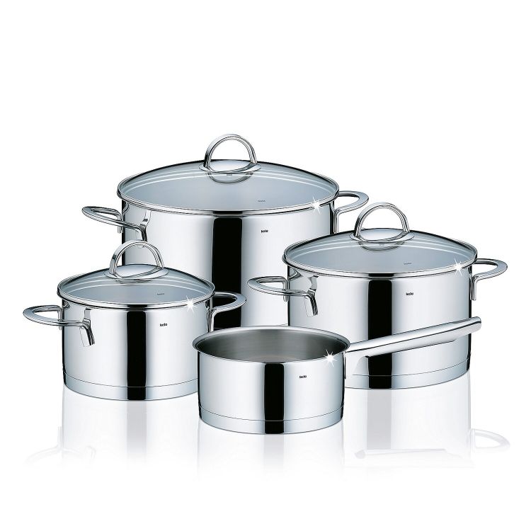 Set de cuisson 4 pièces Cailin en inox 18/10