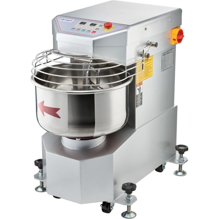 Spiral-Teigknetmaschine, automatische Steuerung, 34 Liter, 1,8 kW