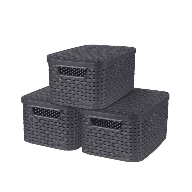 3-er Set STYLE Box S mit Deckel