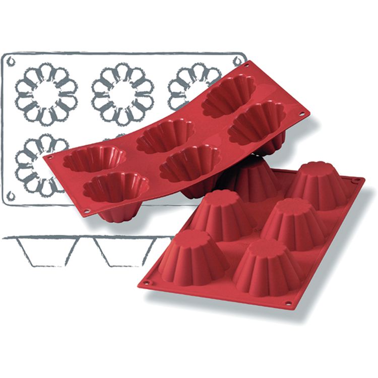 Moule à brioche en silicone