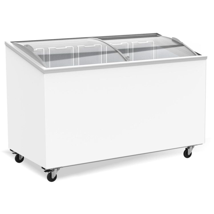 Tiefkühltruhe mit Glasschiebedeckeln 397 Liter 5 Körbe