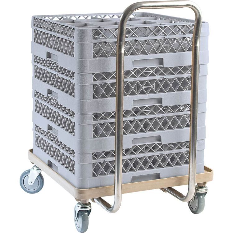 Chariot de transport pour casiers de lavage