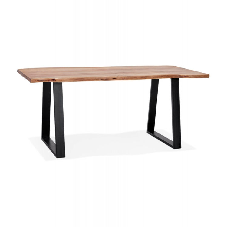 Industriestil Tisch RAFA aus Akazienholz und Metall