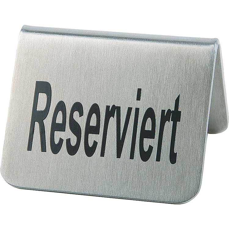 Chevalet de table Reserviert