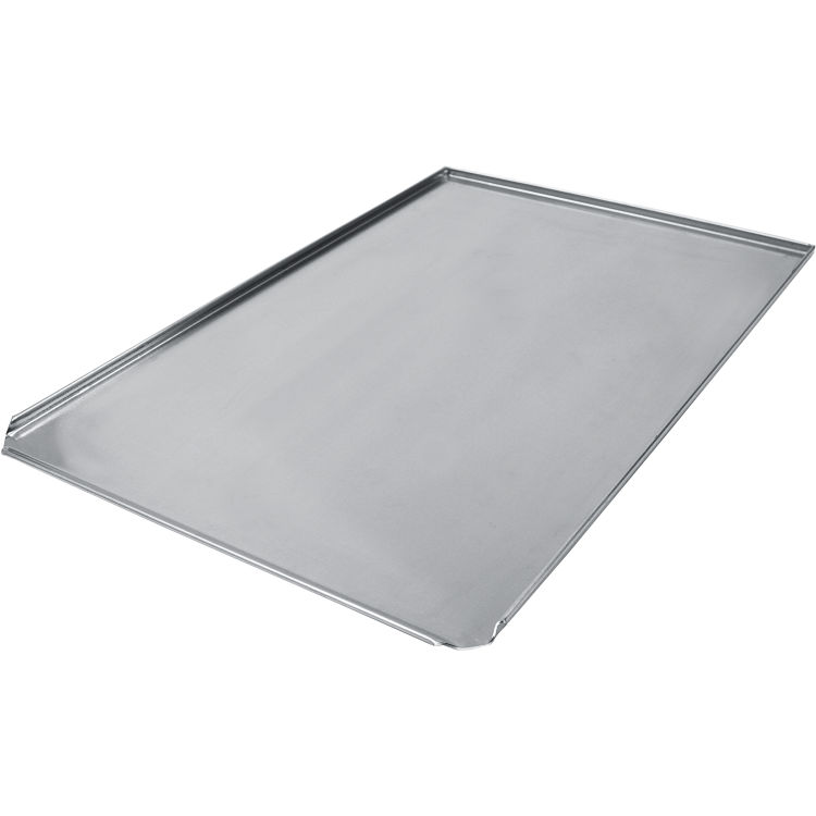 Backblech aus Aluminium eine kurze Seite offen