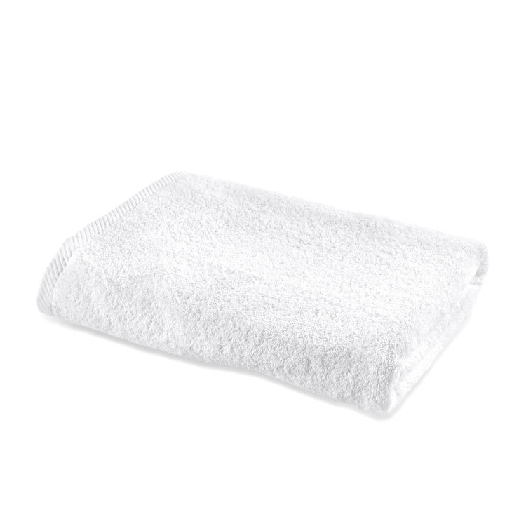 Luxus-Walkfrottier Duschtuch weiss 70/140 cm, 600 g/qm, glatt