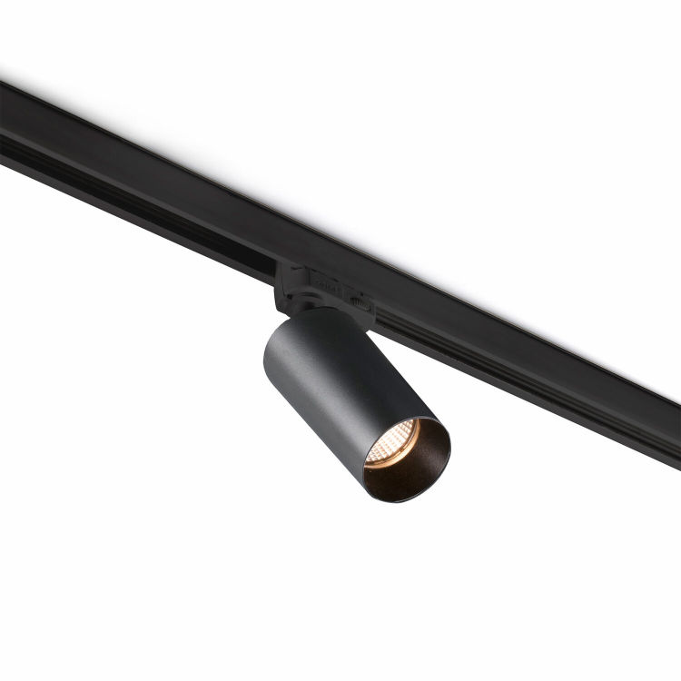 STAN Schienenmontierte Projektorlampe schwarz