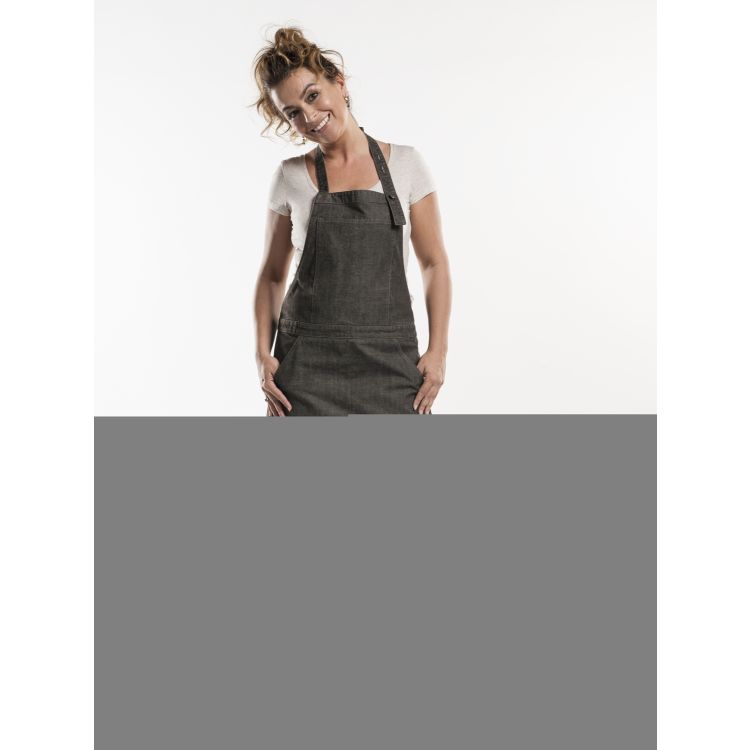 Latzschürze Salopet Brown Denim W8070