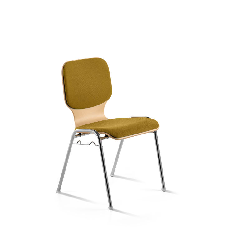 Stapelstuhl 2116 Polyester-Stoff, stapelbar