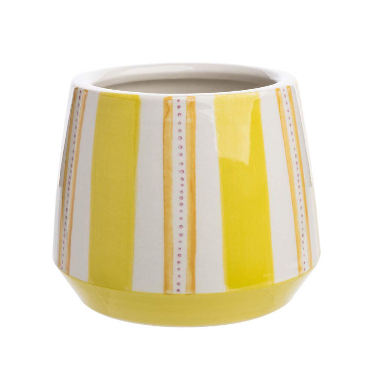 Blumentopf 'LIME AQUARELL'