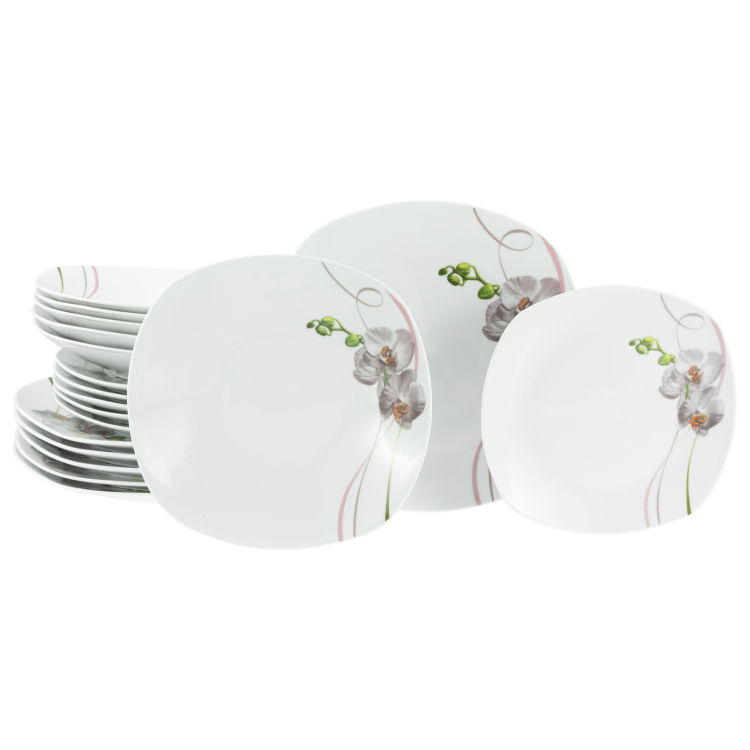 Square Orchidee - Tellerset 18-tlg