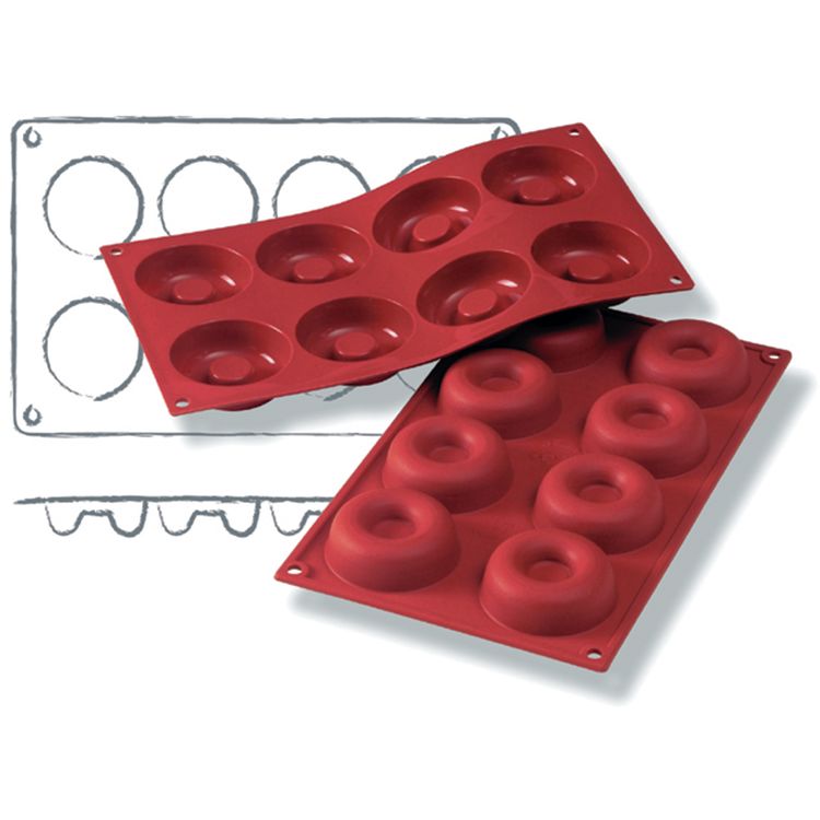 Moule à savarins en silicone