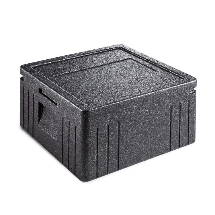 thermohauser EPP-Thermobox Pizza Eco Line inklusive Deckel - 21,5 Liter Volumen - 41 x 41 x 23,5 cm - Pizzabox für Lieferservice